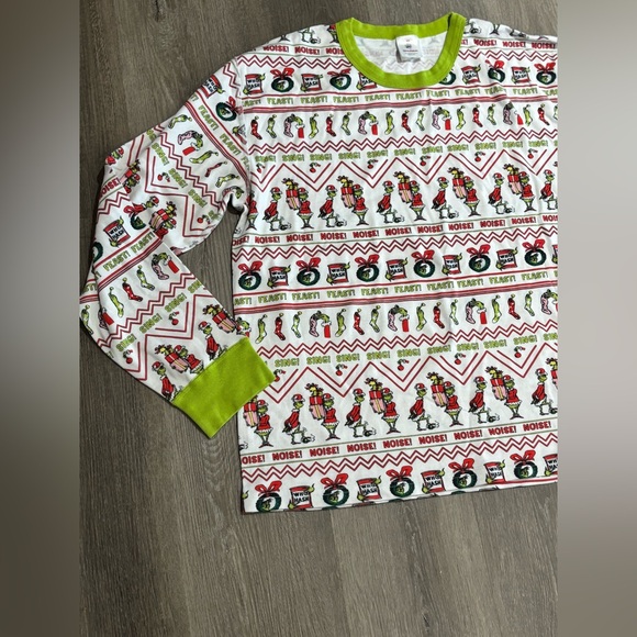 Grinch Hanna Andersson Adult Pajama Top Christmas Long Sleeve Shirt Size XXL - Picture 3 of 16